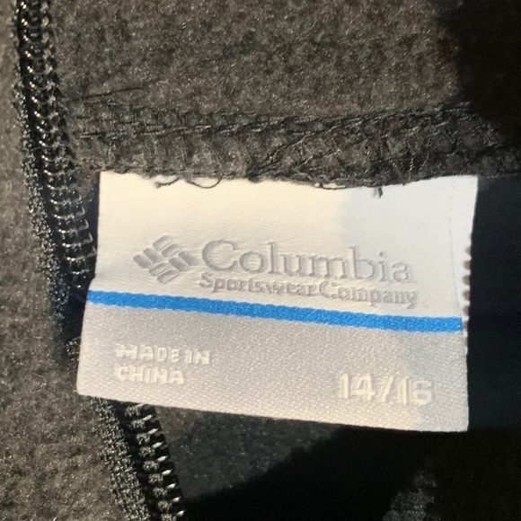 Columbia Girls Jacket Black 14/16 - Picture 2 of 2